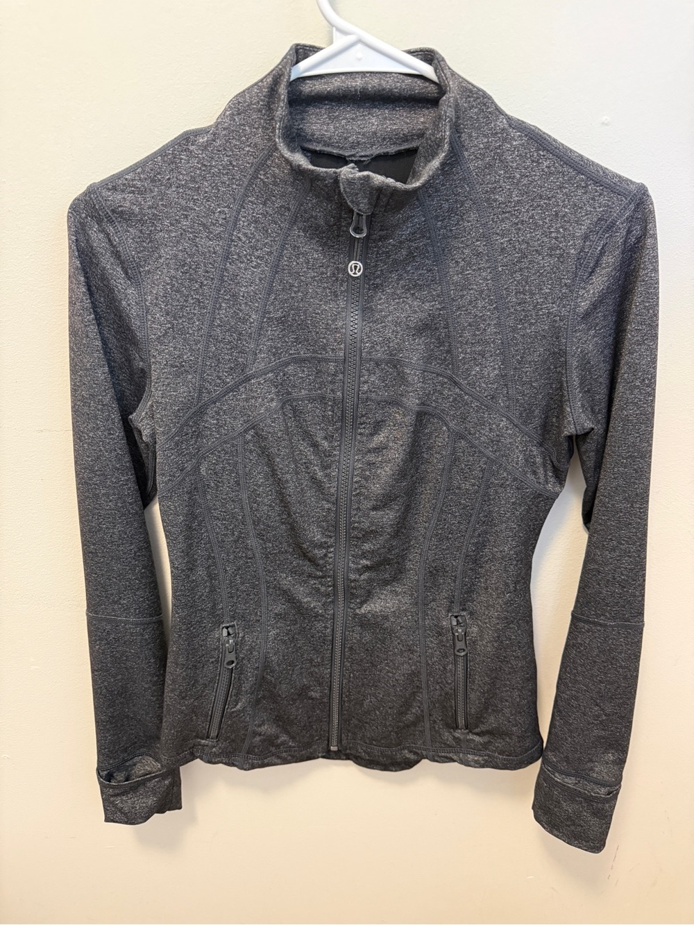 lululemon athletica Dark Gray Full-Zip Athletic Jacket